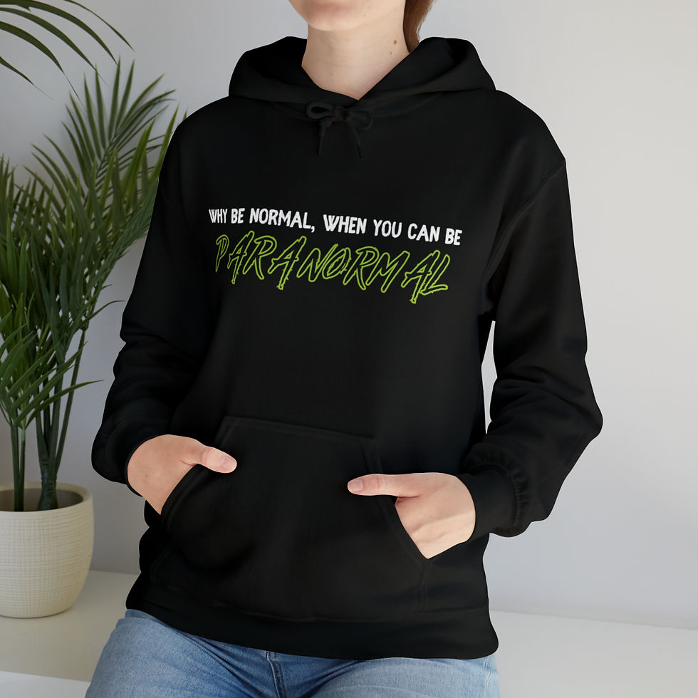 Thumbnail: CRESSON PARANORMAL HOODIE - UNISEX - BLACK
