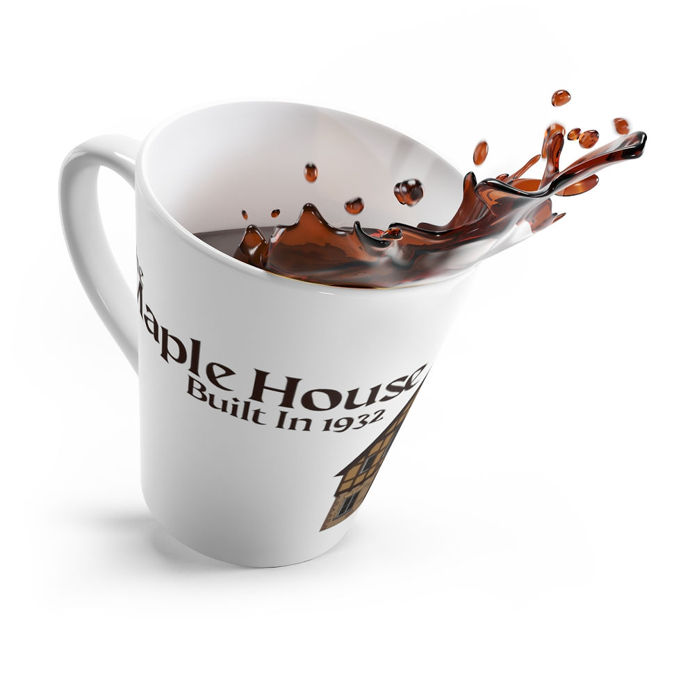 Thumbnail: MAPLE HOUSE LATTE MUG, 12oz.
