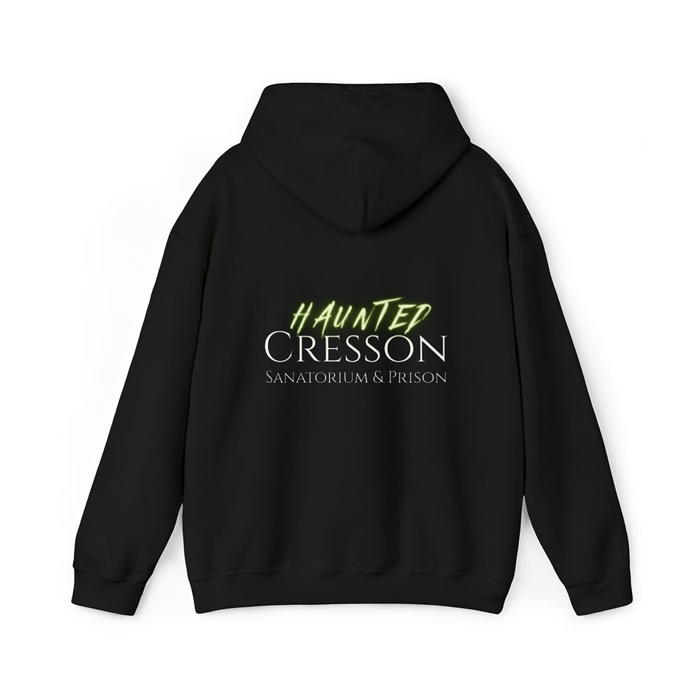 Thumbnail: CRESSON PARANORMAL HOODIE - UNISEX - BLACK