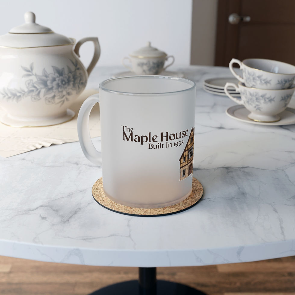 Thumbnail: MAPLE HOUSE FROSTED GLASS, 11oz