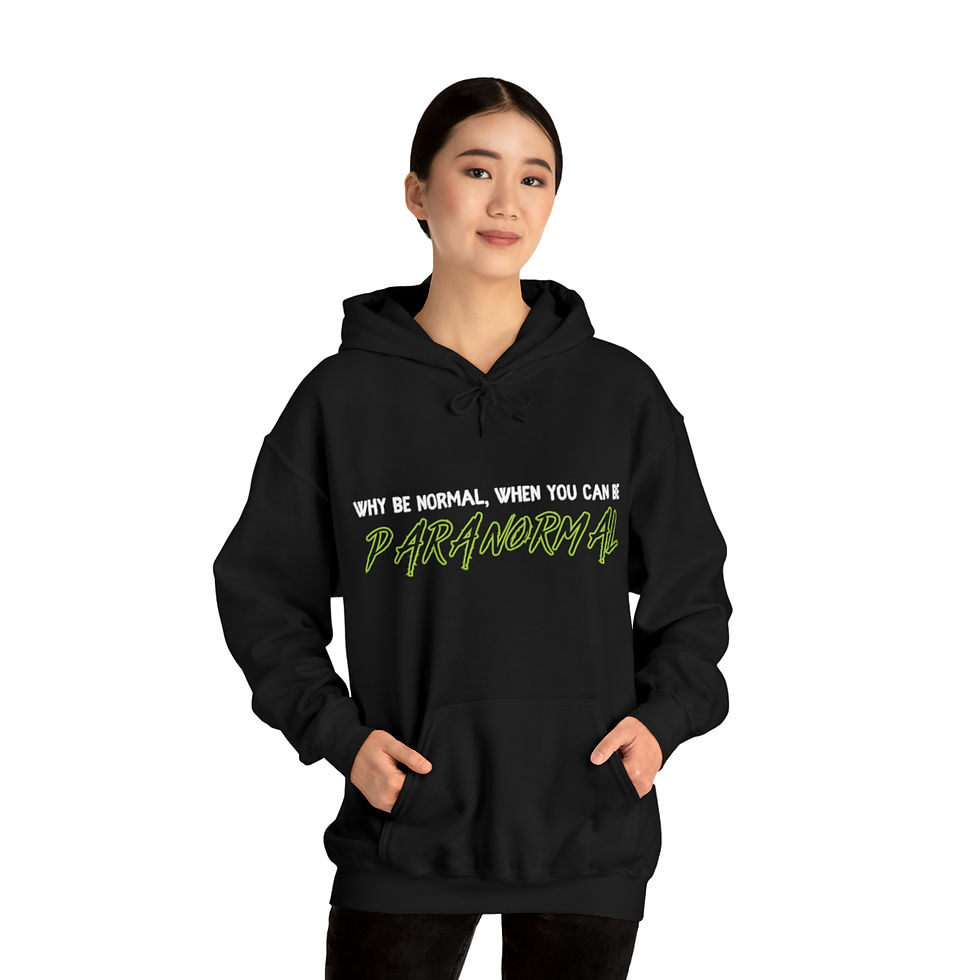 Thumbnail: CRESSON PARANORMAL HOODIE - UNISEX - BLACK