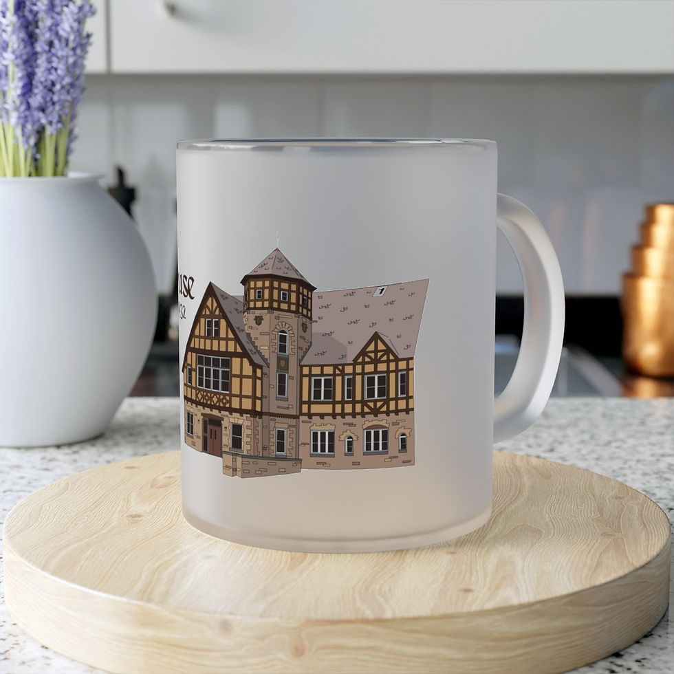 Thumbnail: MAPLE HOUSE FROSTED GLASS, 11oz