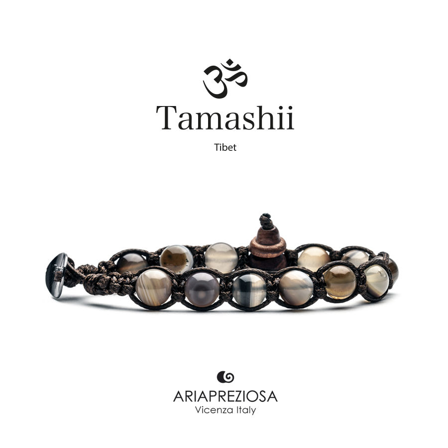 TAMASHII BRACCIALE LACE GREY AGATA