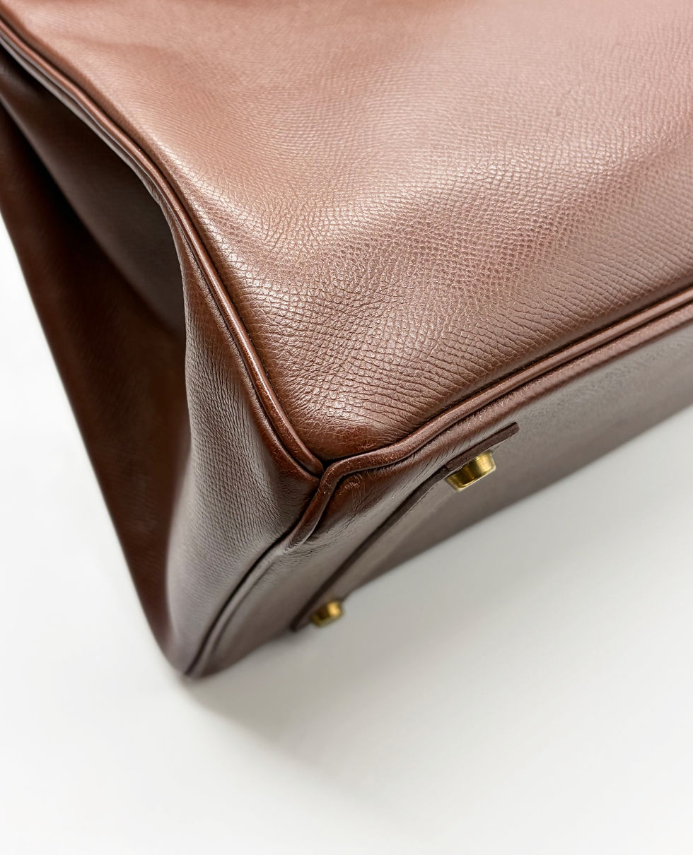Miniatura: HERMÈS  BIRKIN 35 MARRONE