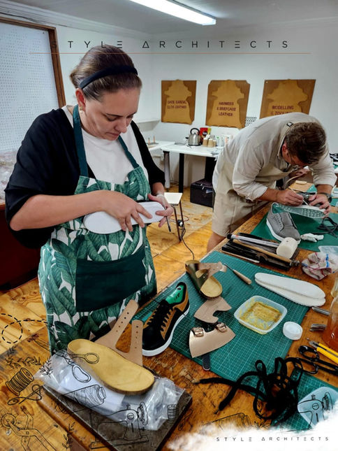 cape town and gauteng course making traditional leather vellies -style architects