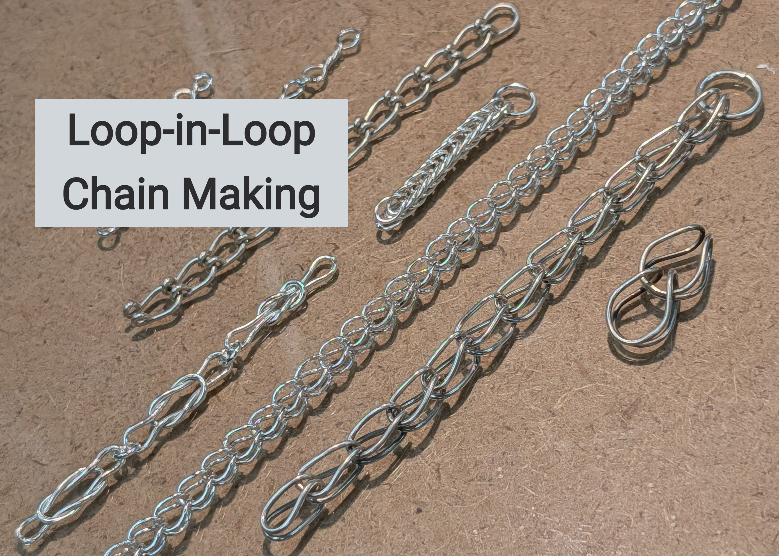 Chainsaw Loop Pattern Chain Making from Scratch - Loop In Loop | BMB Designs