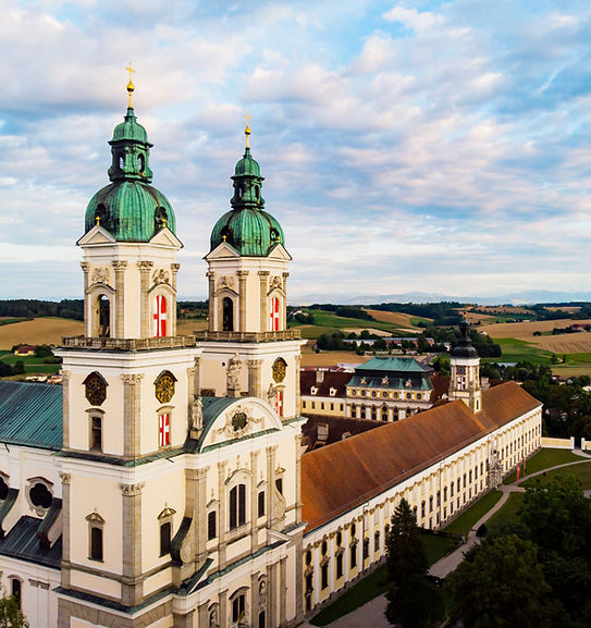 Luftaufnahme des Stifts St. Florian