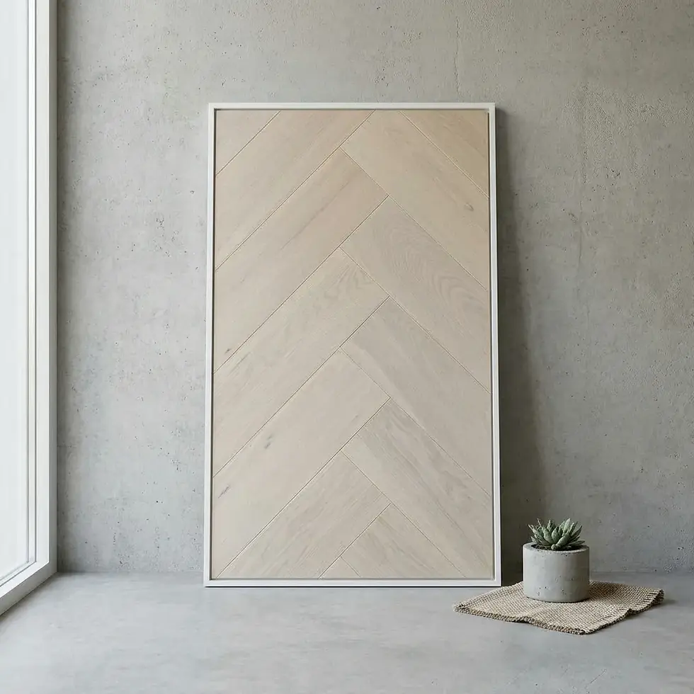 Thumbnail: White Wash - 15mm Herringbone Flooring - AB Grade | $89.96m²