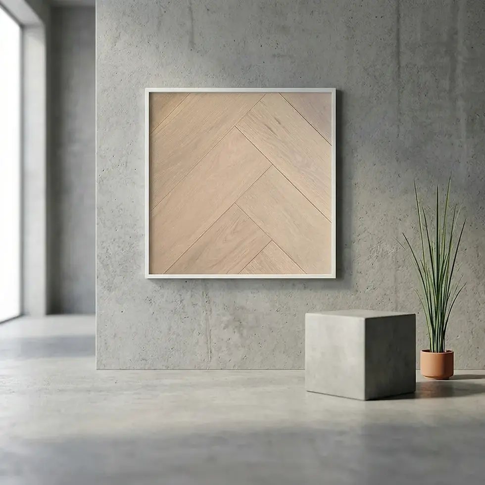 Thumbnail: Nordic Oak - Herringbone Flooring AB Grade