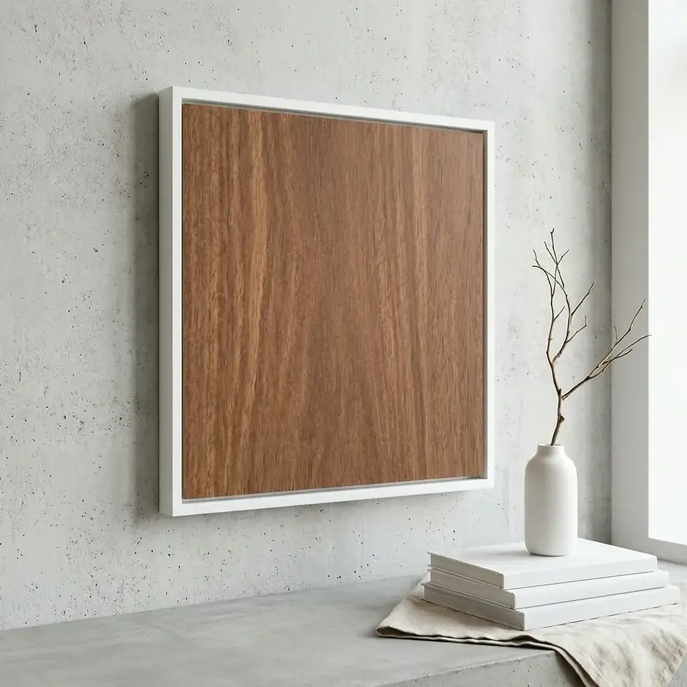 Spotted Gum 12mm HD Imperial Laminate Flooring™ installed in a contemporary Australian home with authentic Australian timber