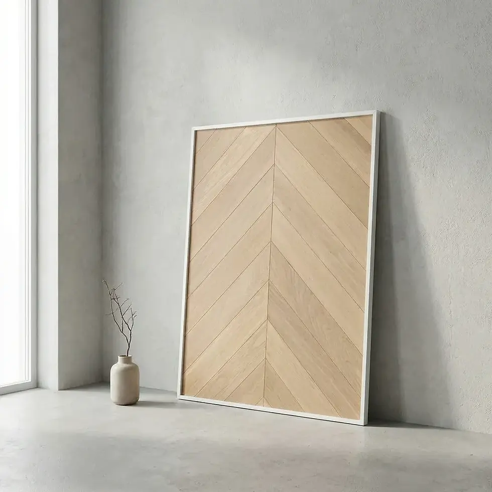 Thumbnail: Blonde Oak - 15mm Chevron Flooring AB Grade | $121m²