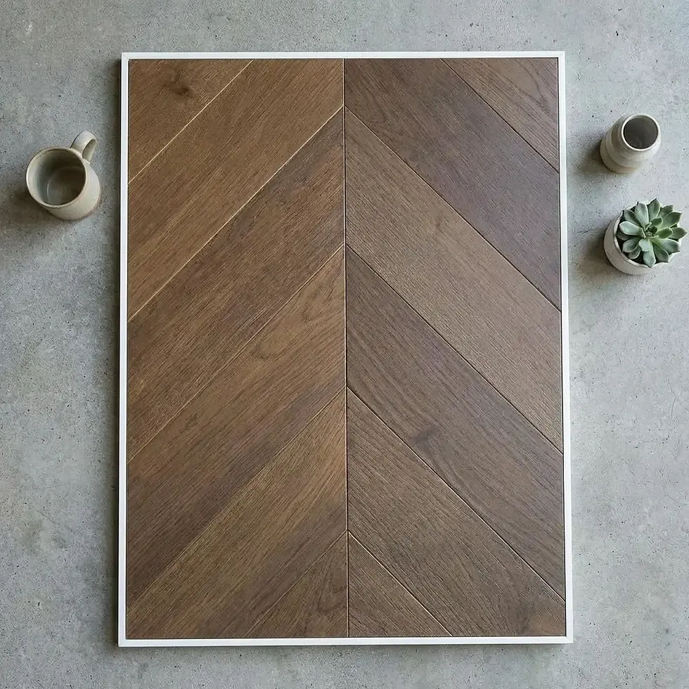 Thumbnail: Dark Brown - 15mm Chevron Flooring AB Grade | $108.9m²