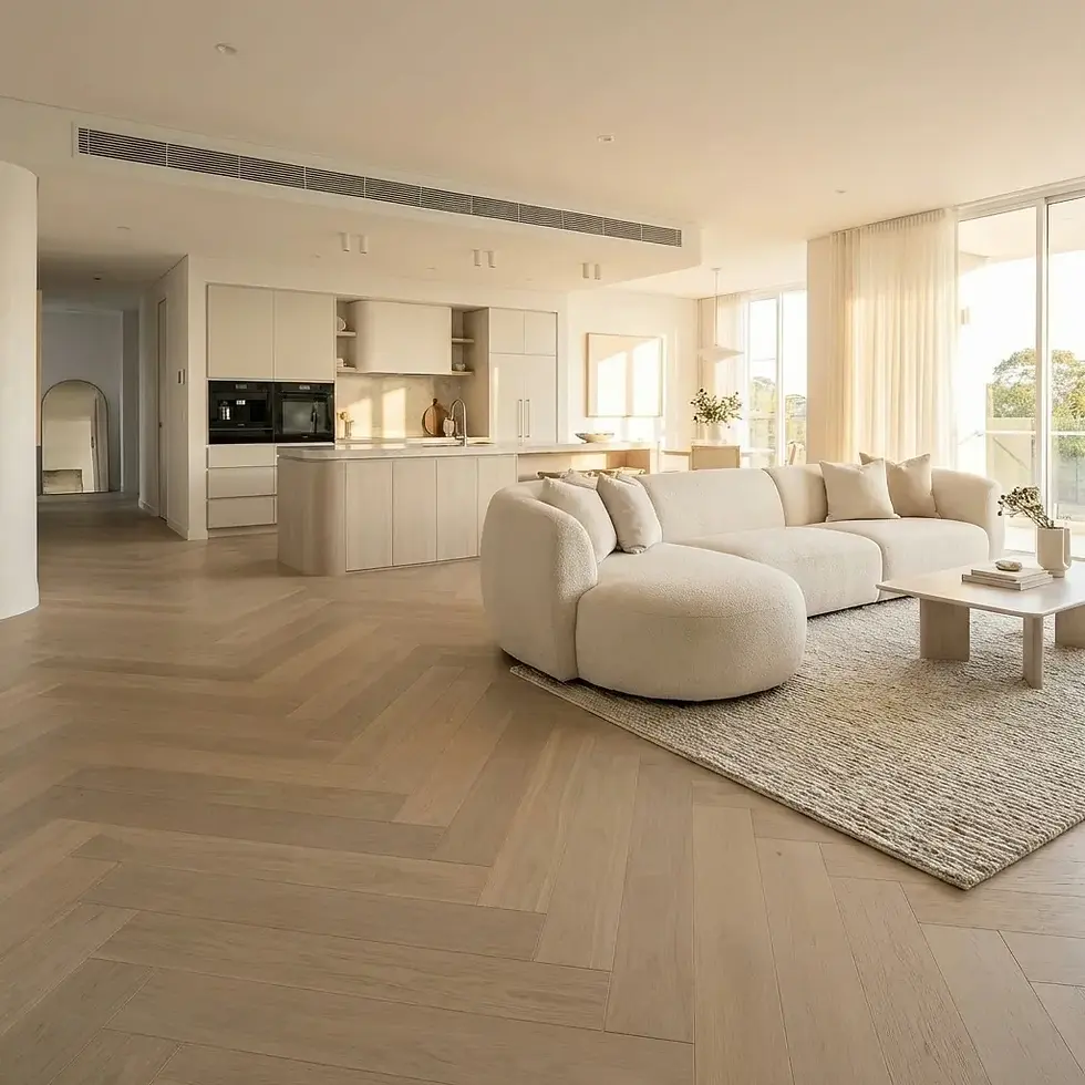 Thumbnail: Ash Oak - 15mm Herringbone Flooring - AB Grade | $99.95m²