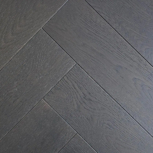 Charcoal Herringbone Flooring - 15mm AB Grade | Imperial Flooring