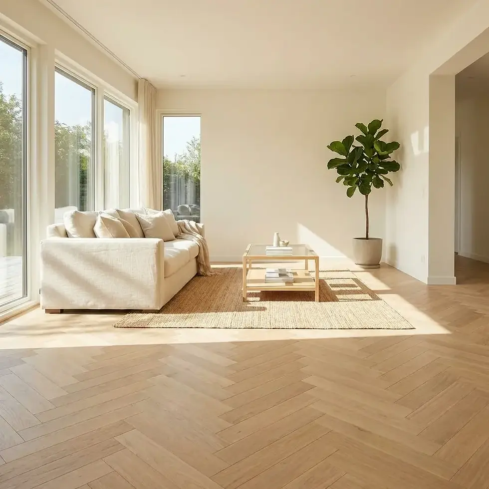 Thumbnail: Pure Natural Herringbone Flooring