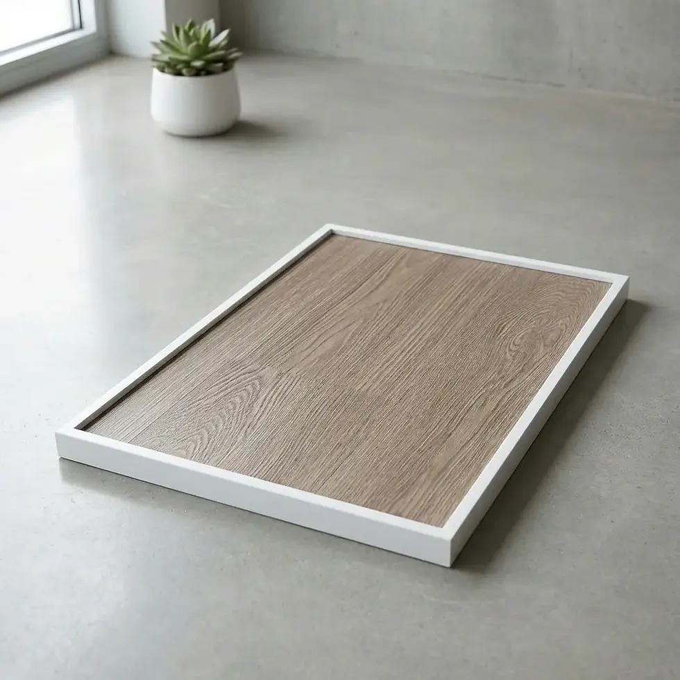 Thumbnail: Taupe - 8mm Hybrid Flooring | $39.95m²