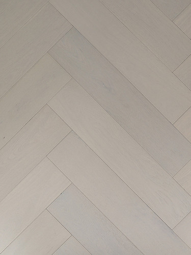 White Wash 15mm Herringbone Parquetry Timber Flooring Imperial