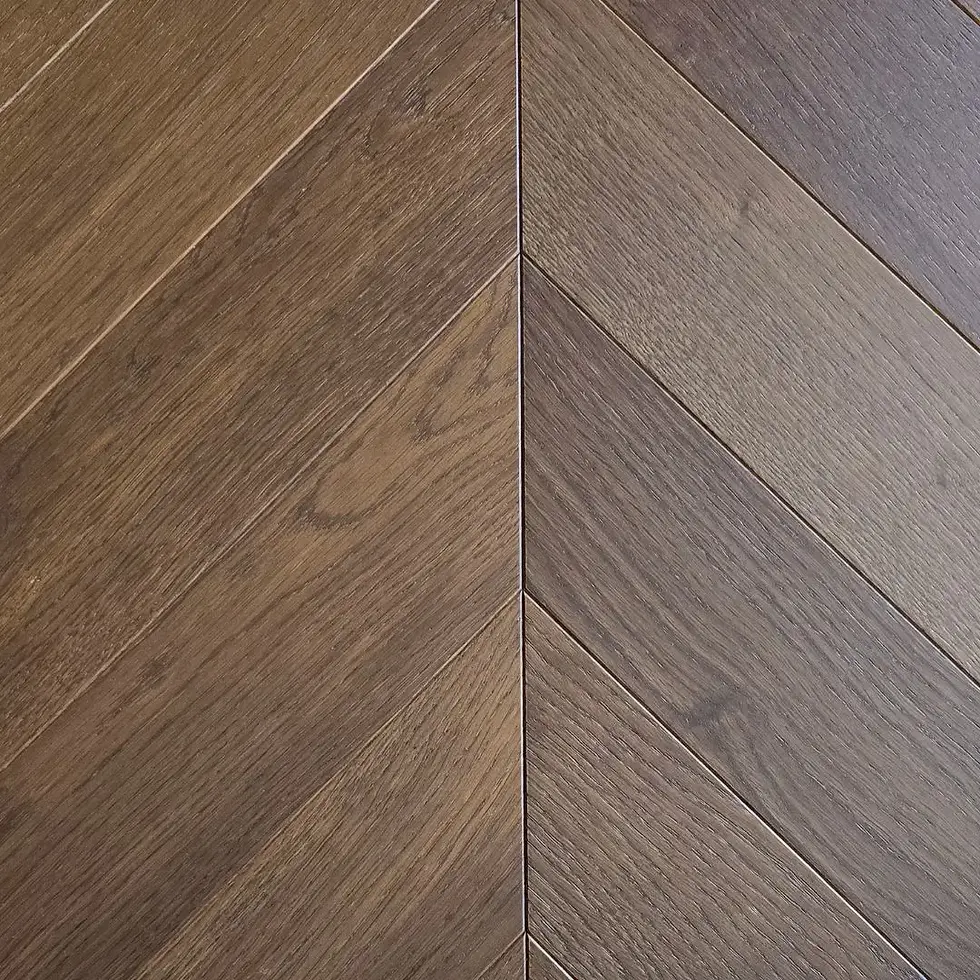 Dark Brown - 15mm Chevron Flooring AB Grade | $102.85m²