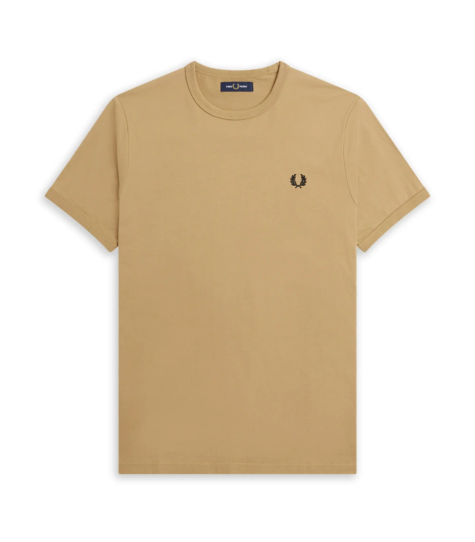 T-Shirt Fred Perry Ringer Tee Sabbia Uomo T-Shirt Fred Perry Ringer Tee Sabbia