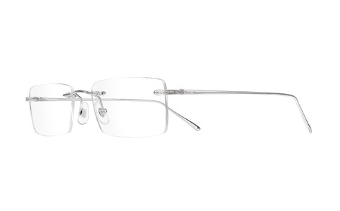 Lotos Goldbrille randlos Platin Optiker Stuttgart Brillenantelier 18kt luxus