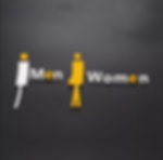 Designer Aluminum Restroom Sign