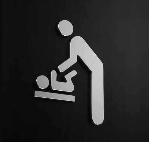 Parents Color Sign Modern Aluminum Parents Room Sign | ATOP SIGN
