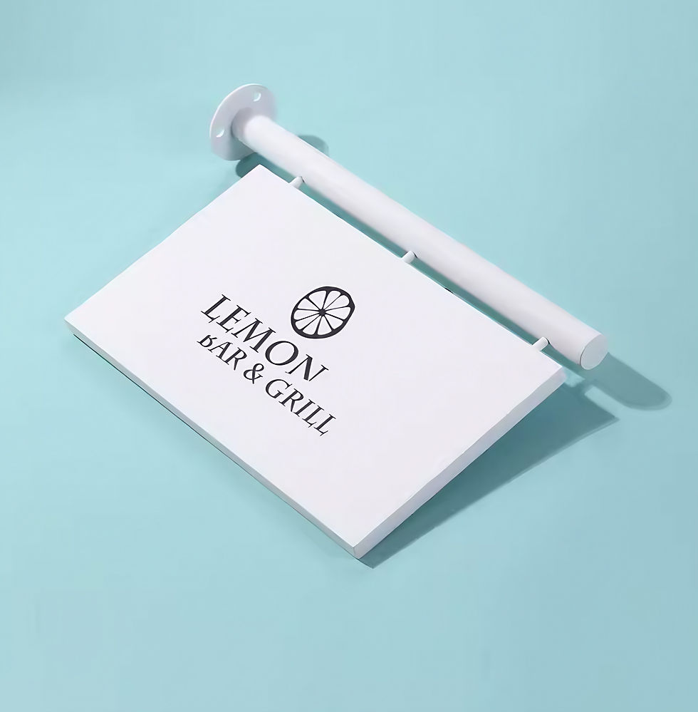 Thumbnail: Custom Modern Business Sign