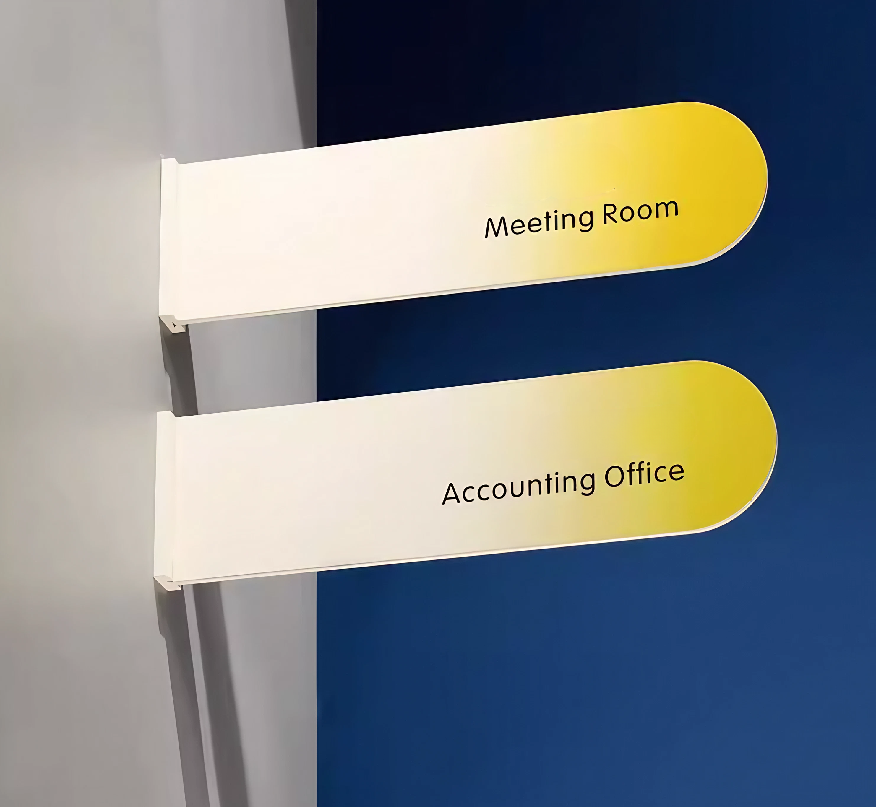 Custom Aluminium Room Sign