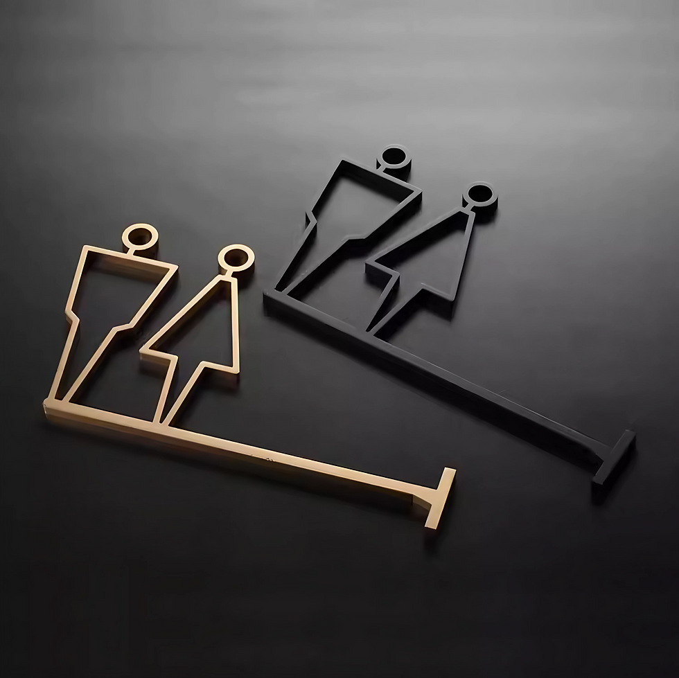 Thumbnail: Minimalism Aluminum Restroom Sign