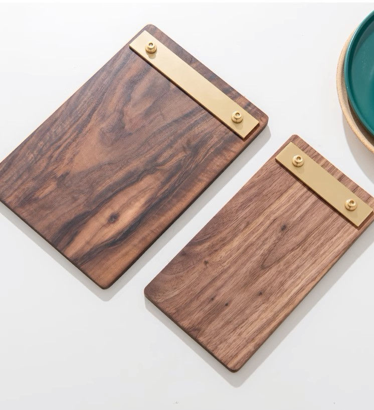 Thumbnail: Custom Walnut Wood Countertop Display Stand