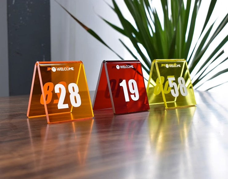 Thumbnail: Custom Acrylic Table Sign