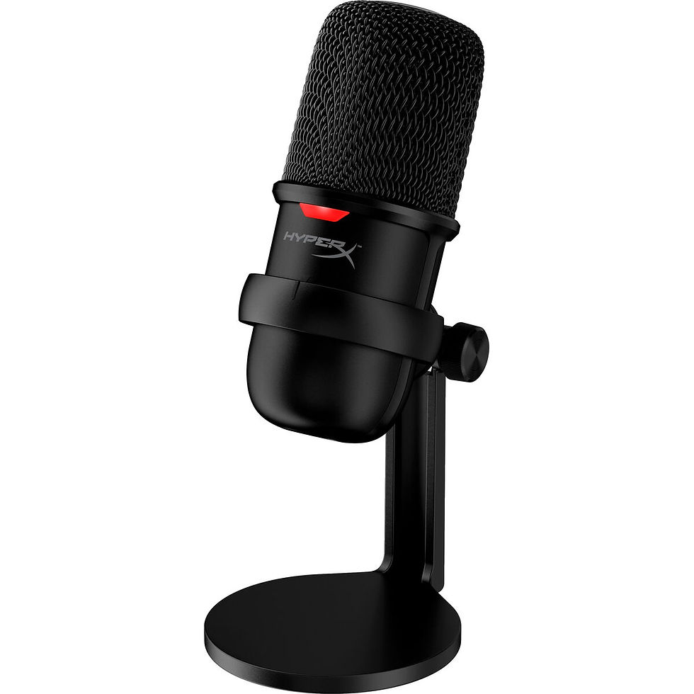 Thumbnail: Condenser microphone HyperX HyperX SoloCast - USB Microphone (Black) Black