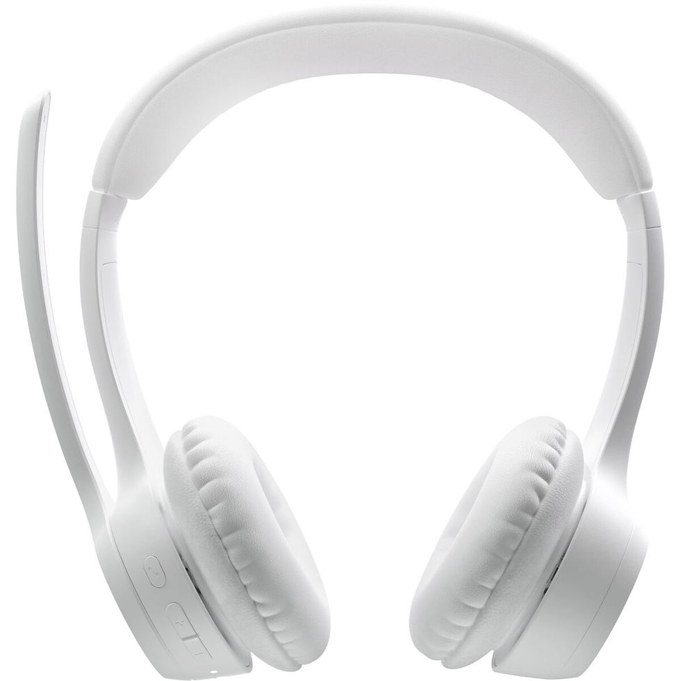 Thumbnail: Headphones with Microphone Logitech 981-001417 White