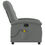 Thumbnail: vidaXL Massage Recliner Chair Dark Gray Fabric