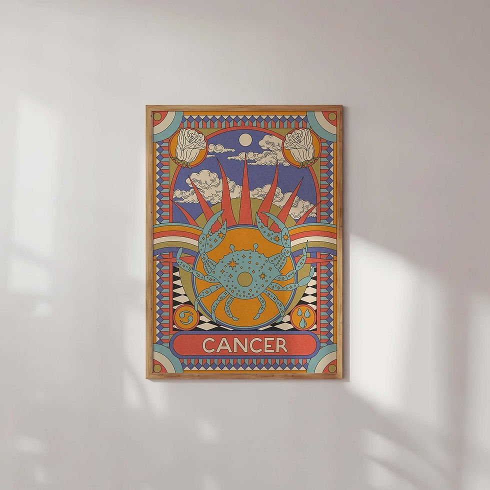 Thumbnail: Star Sign Zodiac Art Print