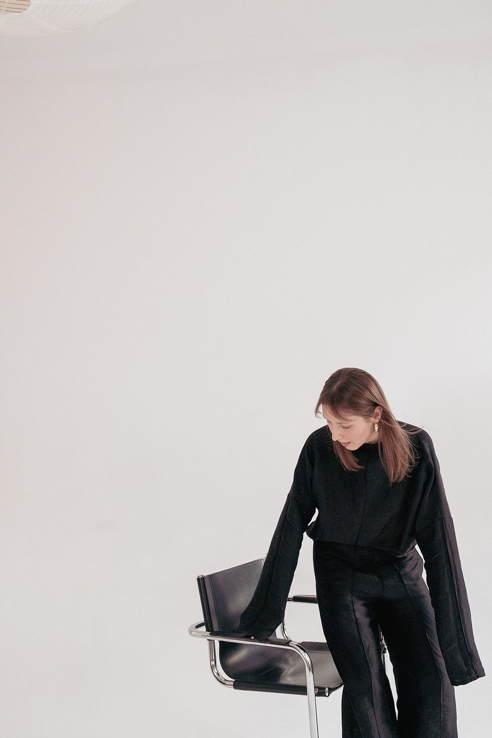 Thumbnail: Silk/Linen Clothing Set - Black