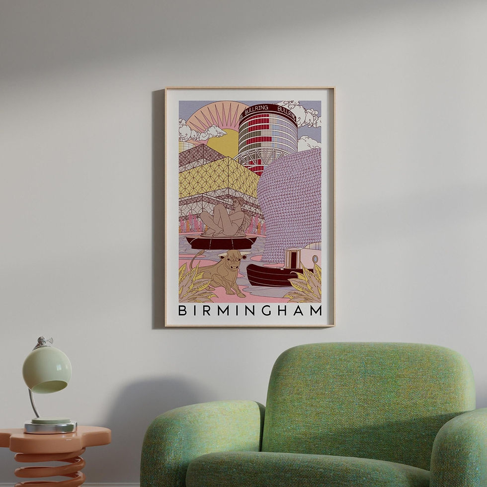 Thumbnail: Birmingham Skyline Art Print
