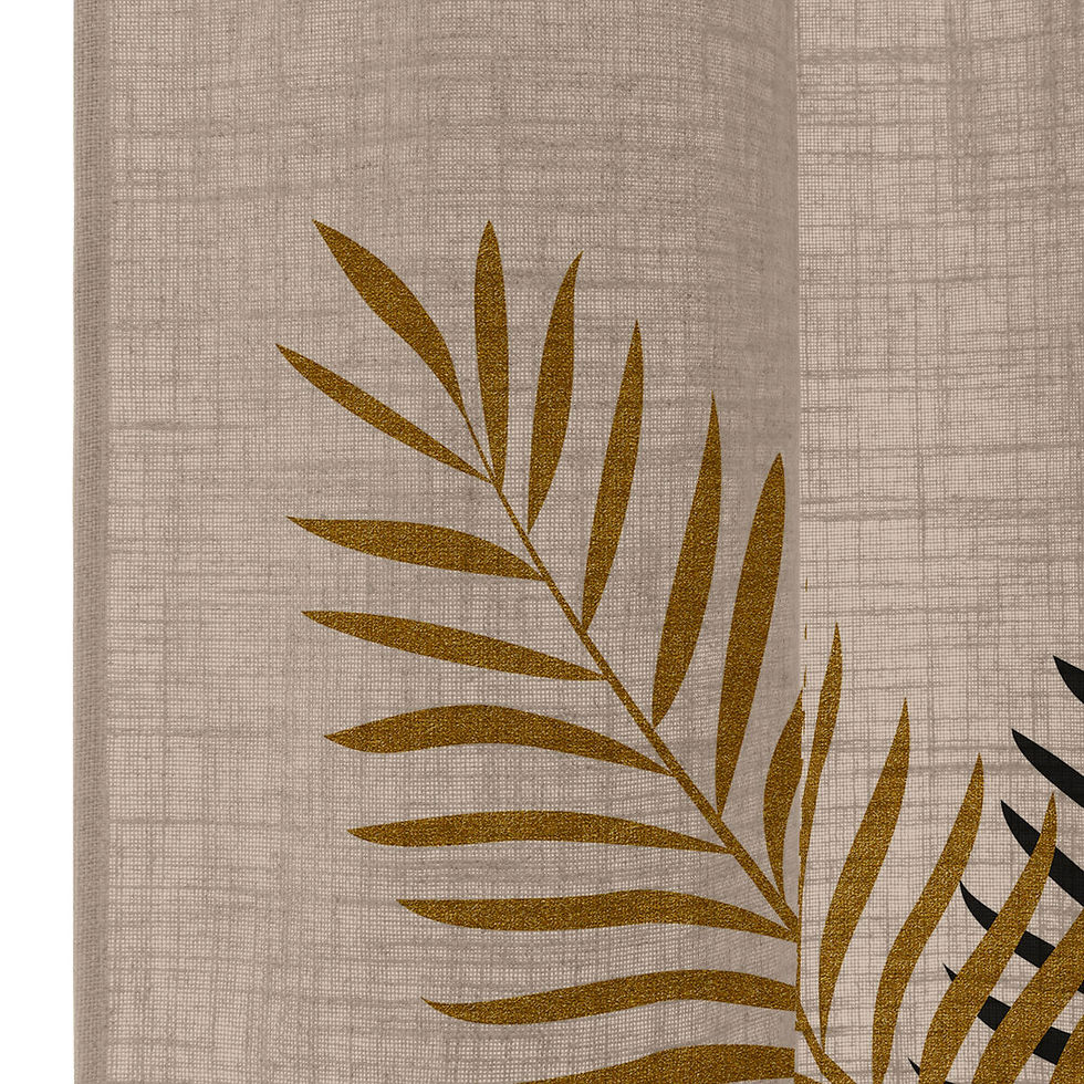 Thumbnail: Curtain HappyFriday BLANC Multicolour 140 x 280 cm