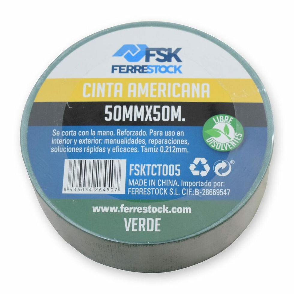 Thumbnail: Duct tape Ferrestock Green 50 mm x 50 m
