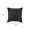 Thumbnail: 20" X 20" Jet Black 100% Cotton Zippered Pillow