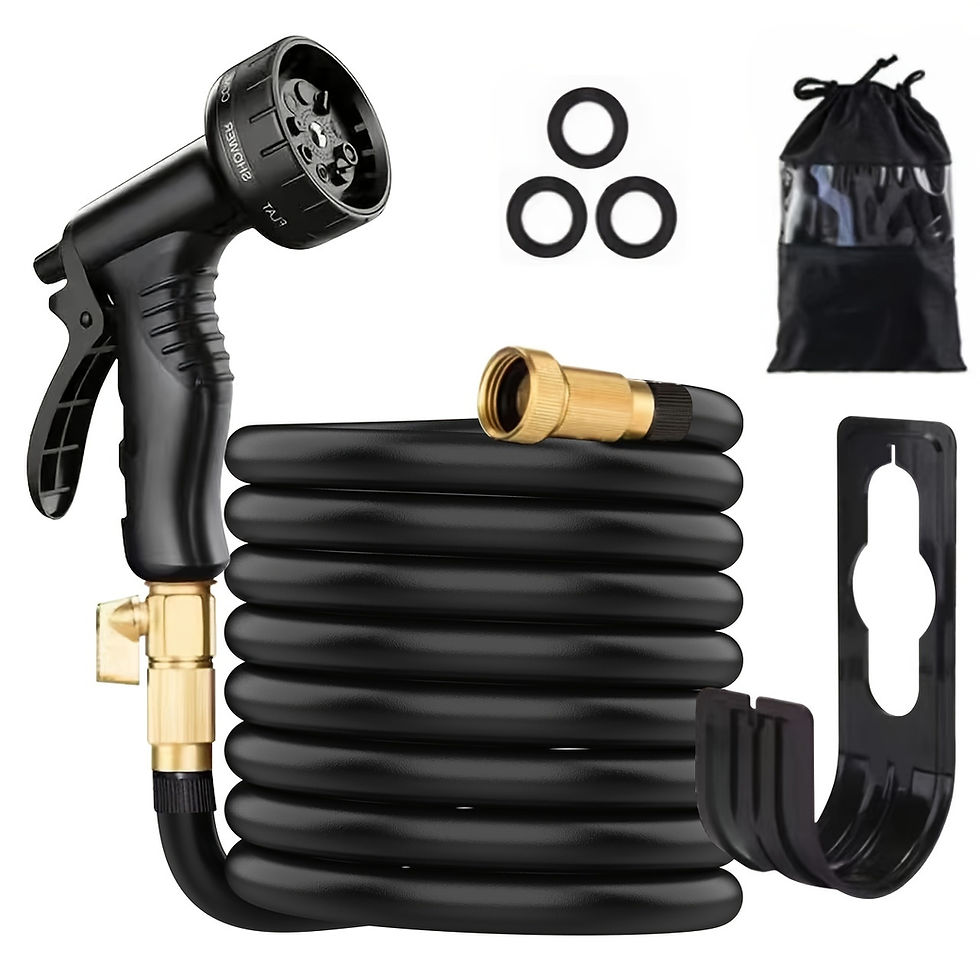 Thumbnail: （Optional25/50/75/100Feet）Garden Hose，With High Pressure Nozzle，Flexible