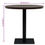 Miniatura: vidaXL Bistro Table Kitchen Bar Table Dining Room Table MDF and Steel Round