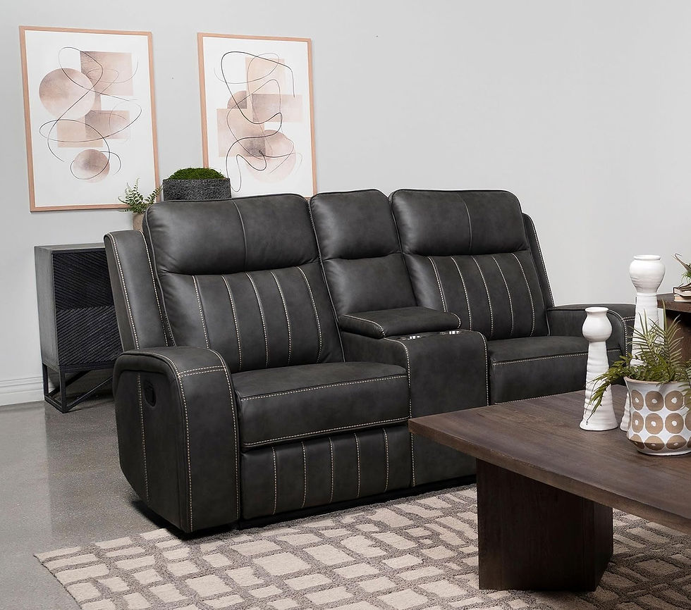 Gray Reclining Loveseat rana
