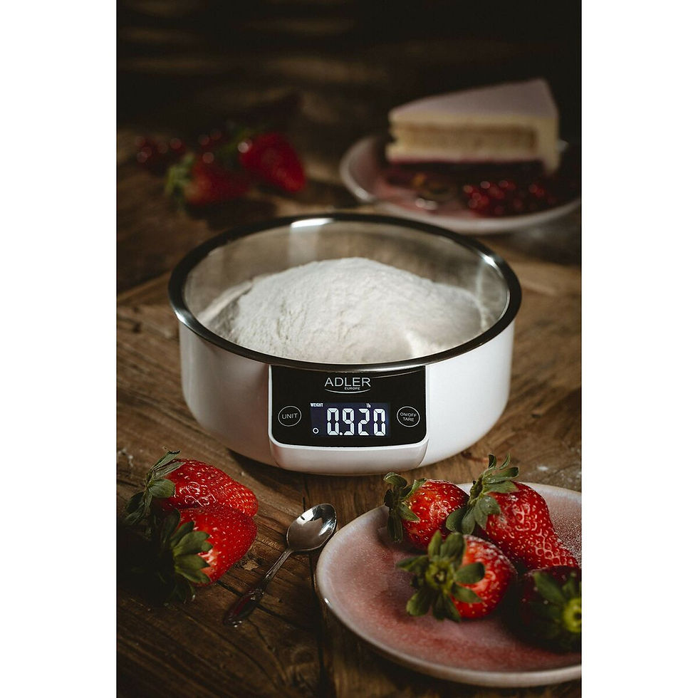 Miniatura: kitchen scale Adler 3166 White 900 ml 5 kg