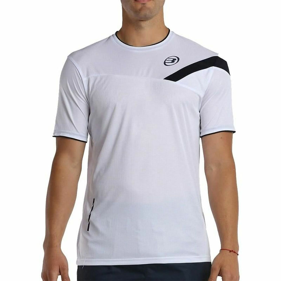 Men’s Short Sleeve T-Shirt Bullpadel lucia White