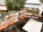 A wine flight with small tastings