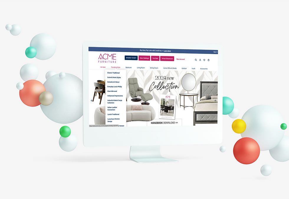 01. Acme Furniture Website Design Improvement