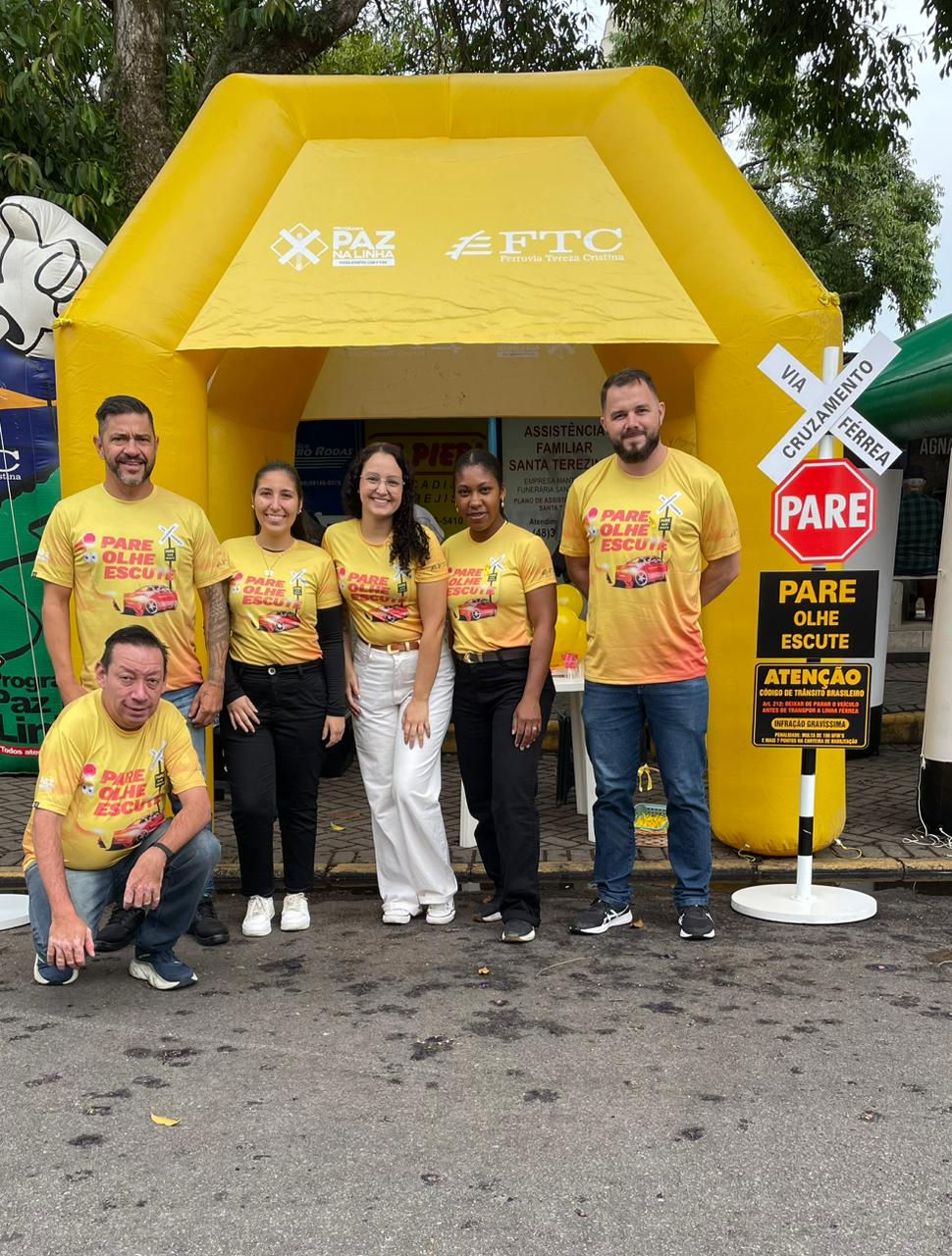 Maio Amarelo com foco em segurança nas passagens de nível