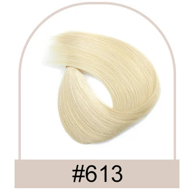 Thumbnail: Micro Loop Hair Extension Human Hair Straight Brazilian Remy Hair Extensions for