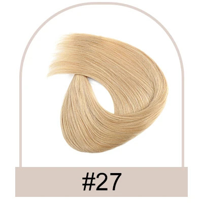Thumbnail: Micro Loop Hair Extension Human Hair Straight Brazilian Remy Hair Extensions for
